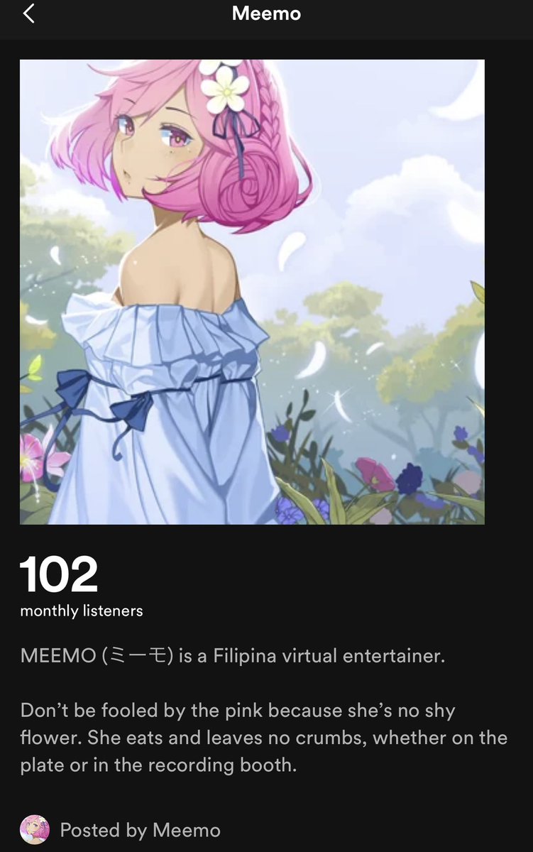guys who are these 102 listeners? I wanna thank you one by one 😭

ONLY YOU - Meemo, out on all streaming platforms ♡
🎧 onerpm.link/221220501725