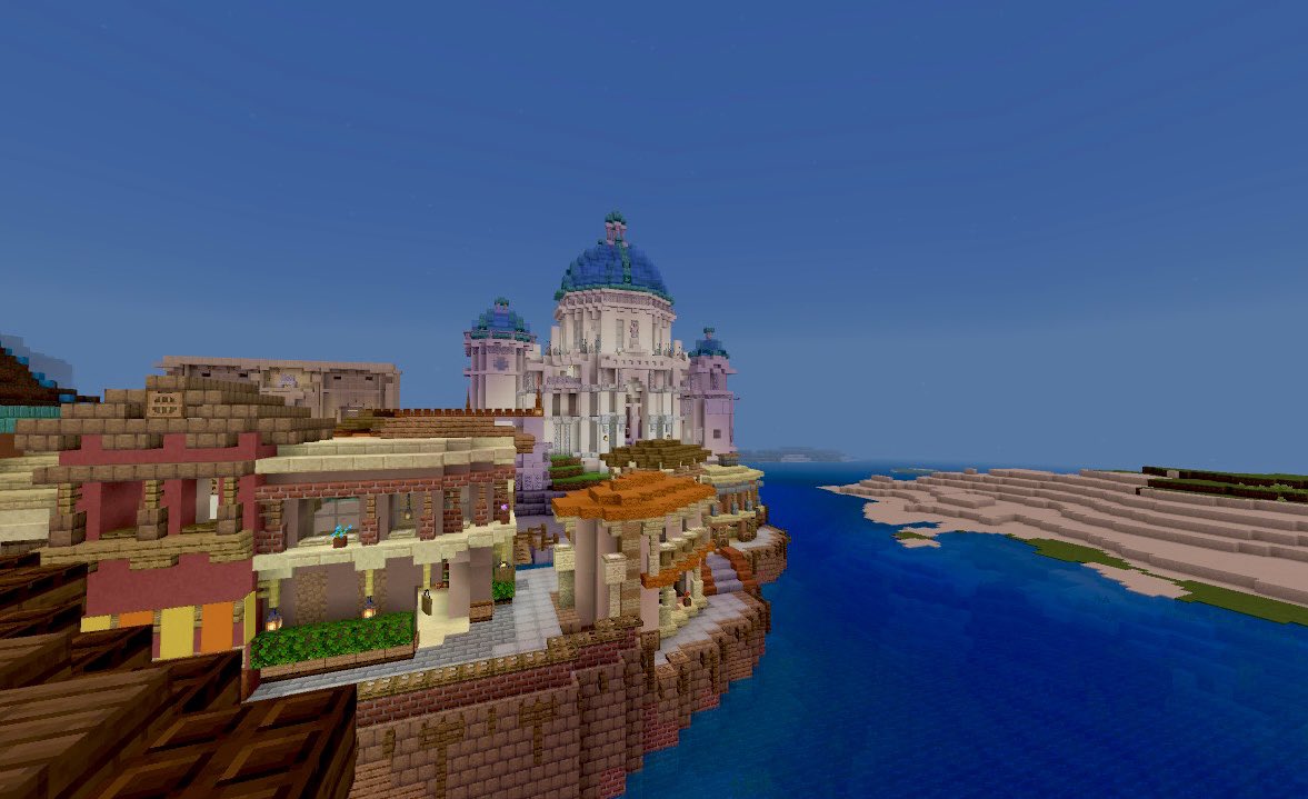 HaruHole_craft's tweet image. 聖堂周りの塀を高くしてチラッと見えるようにしてみました。微妙な違いだけど良くなったと思ってる。

#minecraftbuild #minecraftbuilds #minecrafthouse #マイクラ  #Minecraft  #minecraft建築コミュ  #マインクラフト