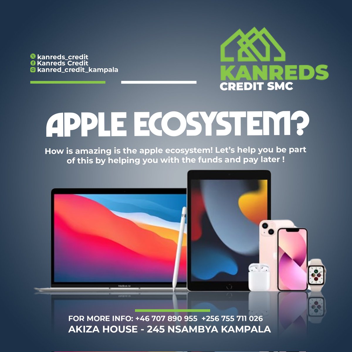kanreds_Credit's tweet photo. Buy Now 💫 Pay Later, financial service is all here for you. Your productivity depends on the tool you are using. 

At Kanreds Credit, we bring efficiency to your life. 

Contact us on 0755711026 or whatsapp at +46707890955

#zisoboka #loanuganda #creditkampala #efris #umra https://t.co/S9GBzhjzEG