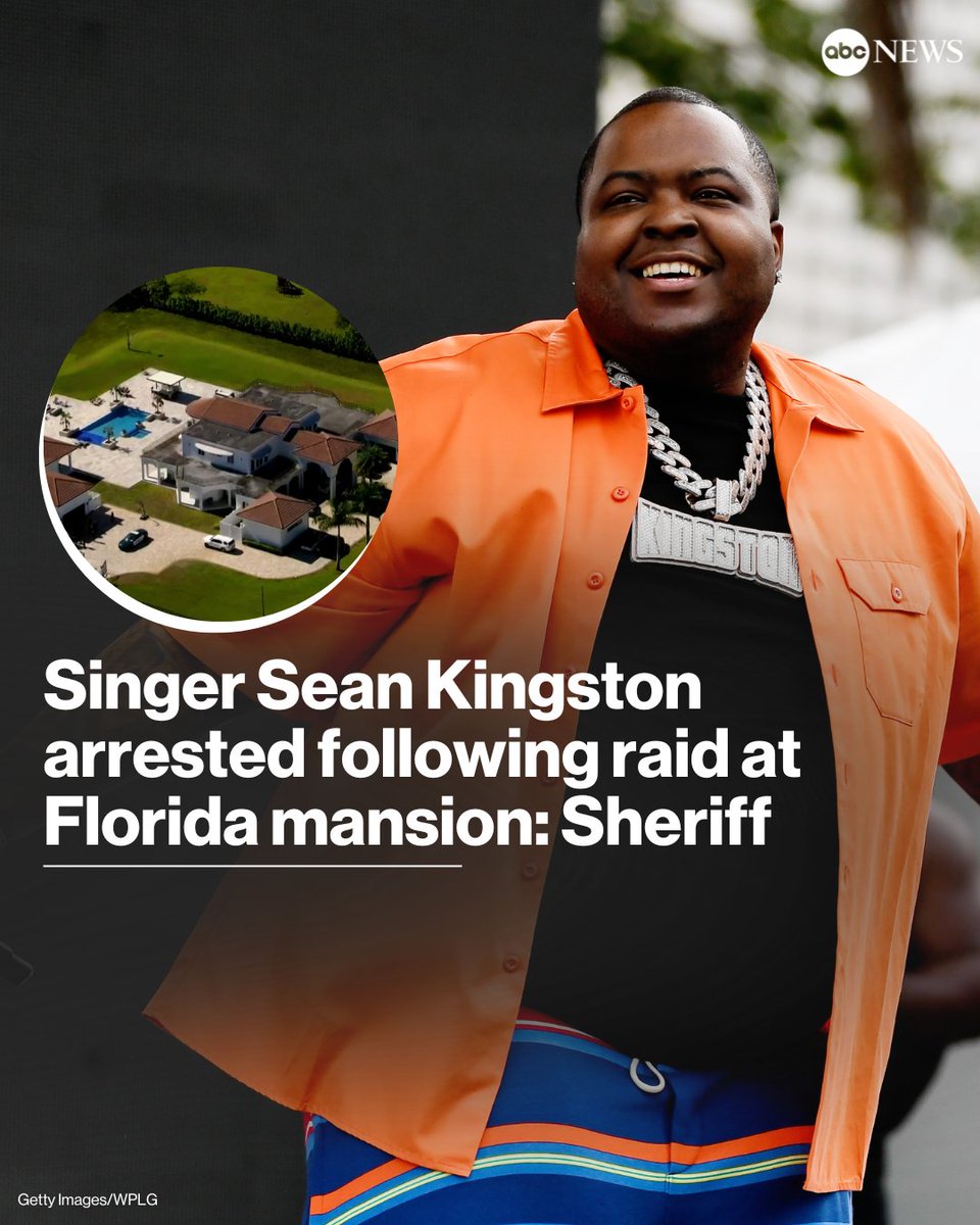 Singer Sean Kingston was arrested in California following a SWAT raid of his rented South Florida mansion, the Broward County Sheriff's Office said on Thursday. Read more: trib.al/D7KdnGK