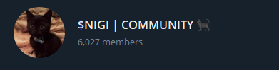 We officially reached 6000 members in our telegram community. t.me/NIGIonsol