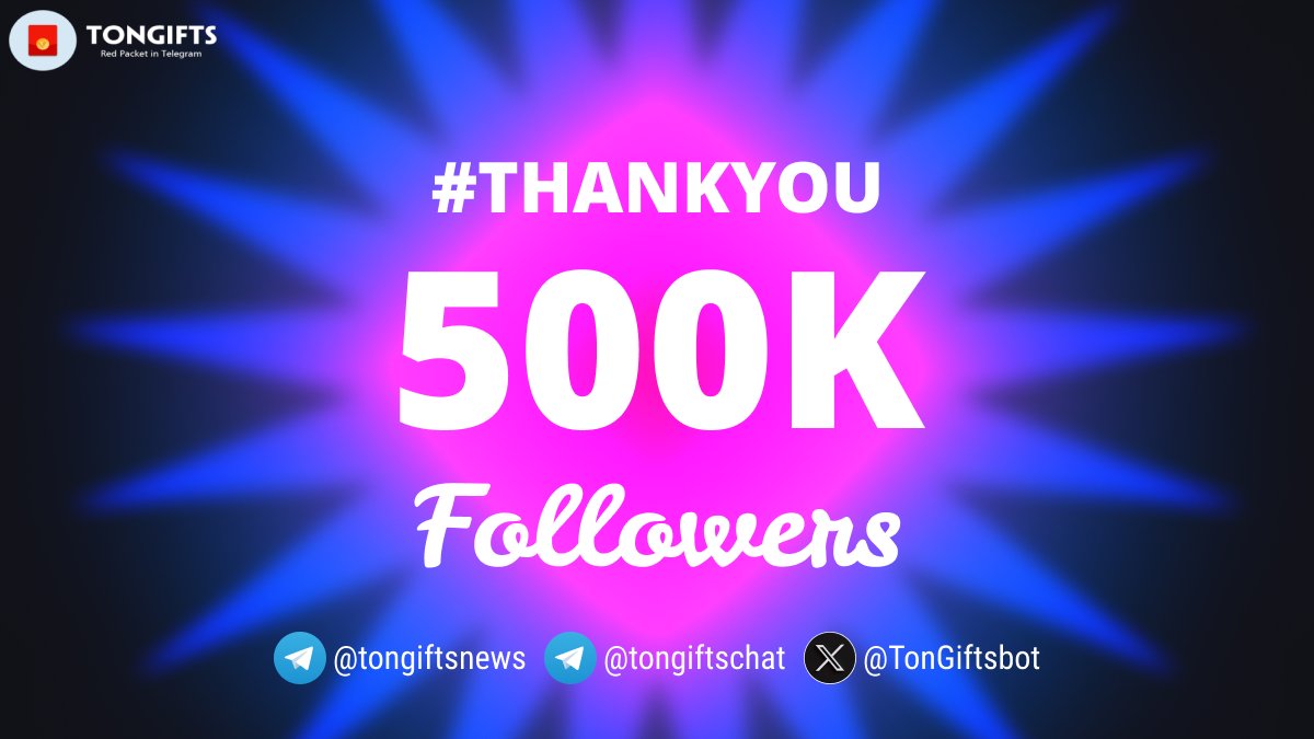 🎉 500K #TonGifts Babes! We’re over the moon to share that our amazing community has soared past 500,000 followers! 🚀🎊

👏😻 A huge THANK YOU to each and every one of you! 

Your incredible support propels us toward exciting milestones and even more surprises. 

Here’s to a