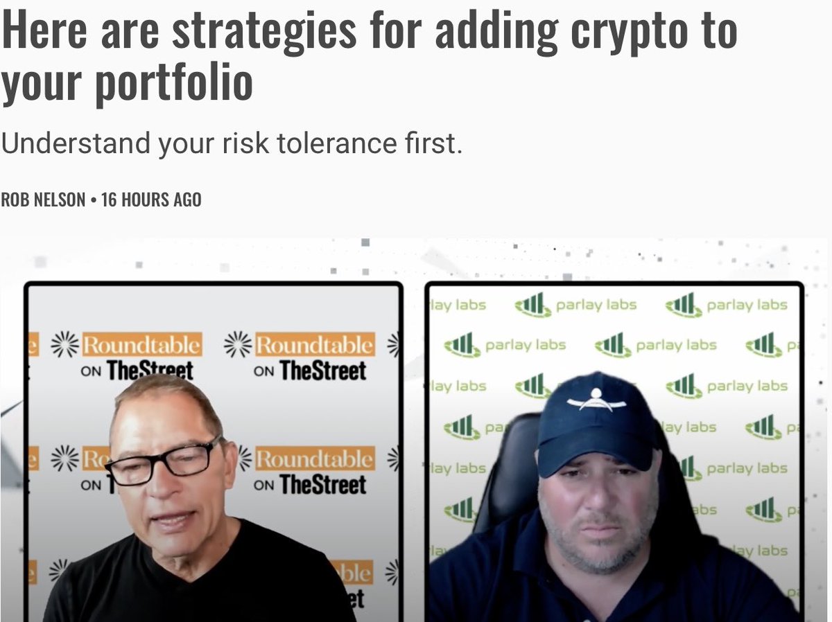 RT Media (@roundtablertb) on Twitter photo “It’s like a dopamine rush.”
NEW on <a href="/TheStreet/">TheStreet</a>: strategies for crypto portfolio and understanding risk tolerance, Ft. <a href="/tradethechain/">Trade The Chain 📊</a>’s <a href="/AlexMascioli/">Pit Boss 🫠 🛡️</a>
thestreet.com/crypto/markets…
#CryptoInvestors #Ethererum #BitcoinNews #cryptoadvise #InvestmentOpportunity “It’s like a dopamine rush.”
NEW on <a href="/TheStreet/">TheStreet</a>: strategies for crypto portfolio and understanding risk tolerance, Ft. <a href="/tradethechain/">Trade The Chain 📊</a>’s <a href="/AlexMascioli/">Pit Boss 🫠 🛡️</a>
thestreet.com/crypto/markets…
#CryptoInvestors #Ethererum #BitcoinNews #cryptoadvise #InvestmentOpportunity