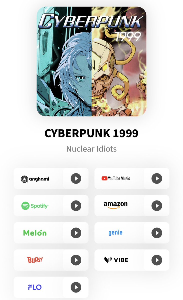 nuclearidiots's tweet photo. https://t.co/RxlLf1ANQf
CYBERPUNK 1999 Out Now!! https://t.co/A0EqwcDi5i