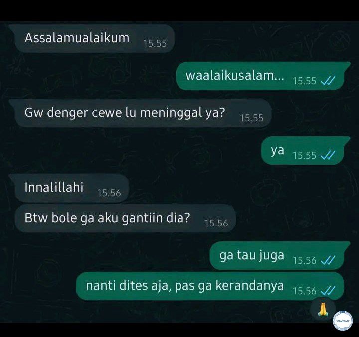 Rienir123's tweet photo. Kumpulan chat lucu Nice Try Netizen Indo, hiburan di hari jumat 🤣✨

A thread https://t.co/OoP95UaQGt