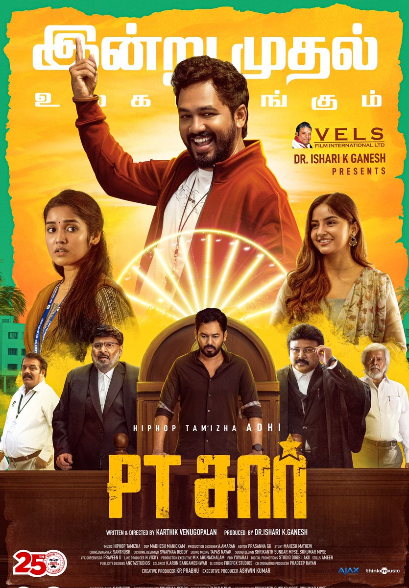 #PTSirFromToday Kanagavel will be meeting you in nearby theaters soon ✨ Book your tickets now 👇🏻 bit.ly/4bqzjwW
