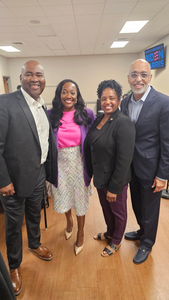 It's so good to welcome visitors to Eastern NC. Our vote matters. Democratic Party Chair Jaime Harrison, Senator <a href="/NatalieforNC/">Senator Natalie Murdock</a> , Pastor <a href="/jdgailliard/">James D. Gailliard</a> and @Sen_KandieSmith