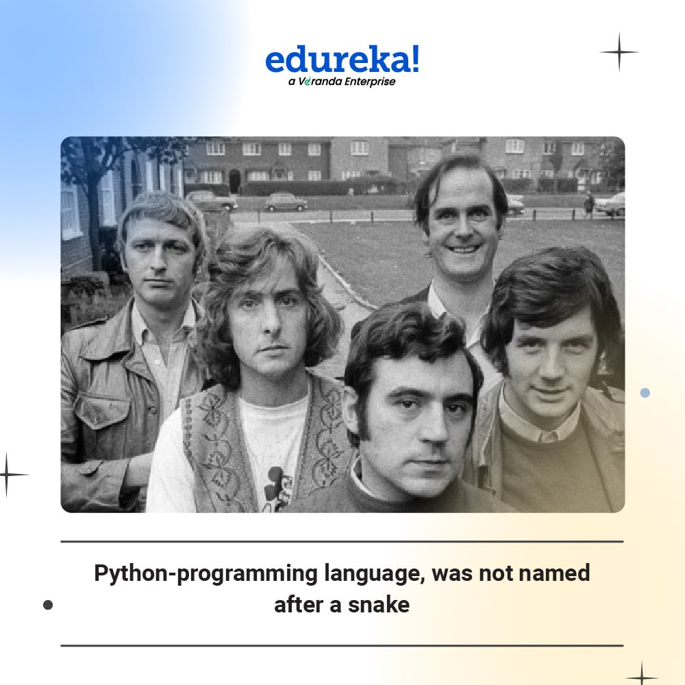 The name actually comes from an old BBC comedy sketch series called Monty Python’s Flying Circus.
;
:
#Edureka #Learnwithedureka #edtech #techmemes #funfactfriday #funfacts #techtrends #technology #onlinelearning #upskilling #techcourses #unknowntechfacts