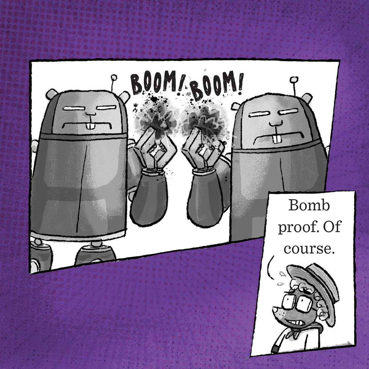 Jamesfoleybooks's tweet photo. Return of the Nudebots!

Secret Agent Mole book 3: DR NUDE is out now!

Buy it here: https://t.co/xMPzfMp5q8

@ScholasticAUS #SecretAgentMole #LetsRockAndMole https://t.co/Cmm7eGNgzT