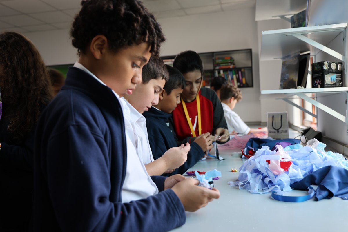 GIS Grade 6 students participated with ZAKS in a sustainable clothing workshop, learning about eco-friendly fashion and crafting upcycled key rings with expert guidance.​ #ProudlyTaaleem #InspiringYoungMinds ​#behappybeGIS