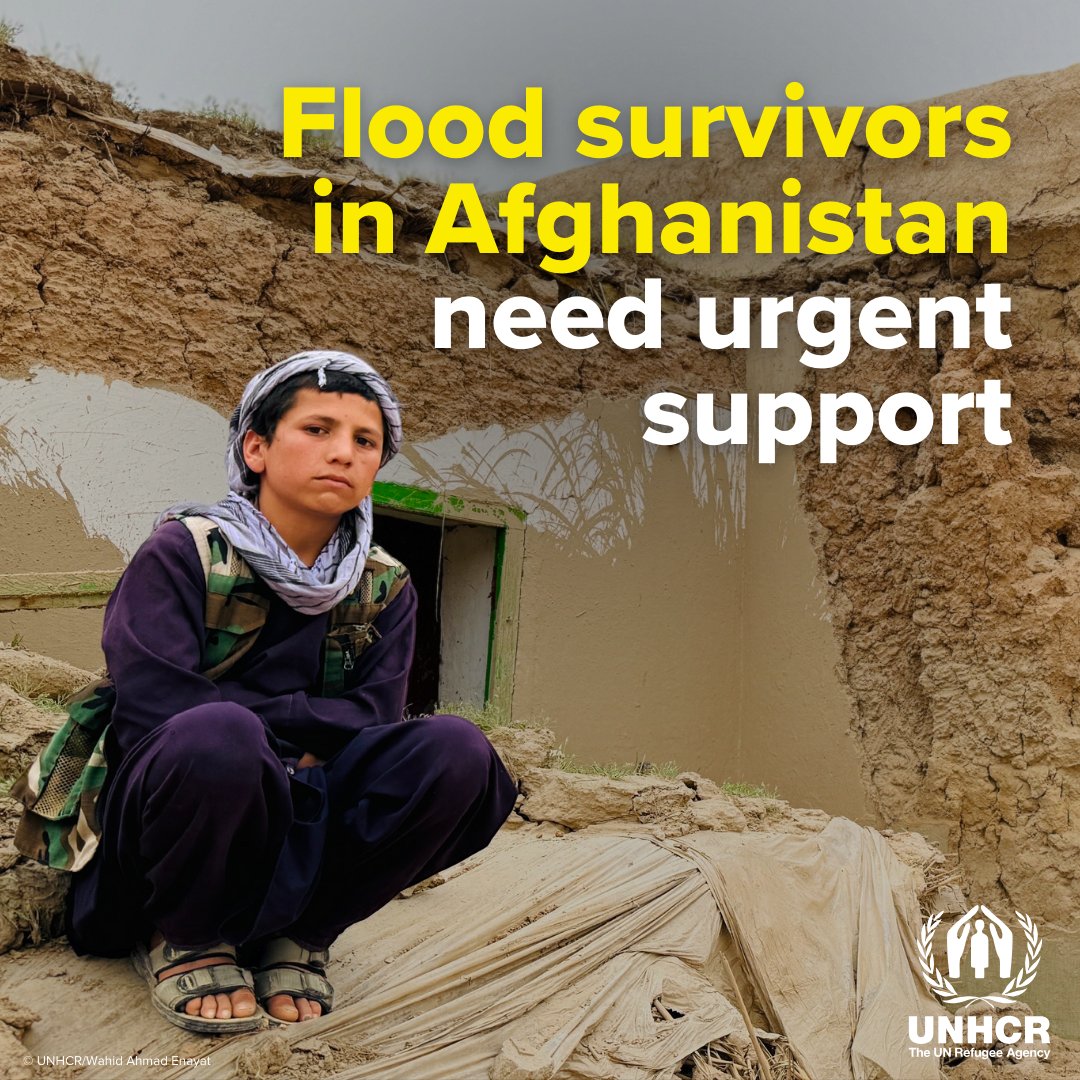 Afghanistan is in crisis after severe floods. 🚨 Thousands are homeless and many are missing. Urgent support is needed, including emergency shelter, medical supplies, food and clean water.