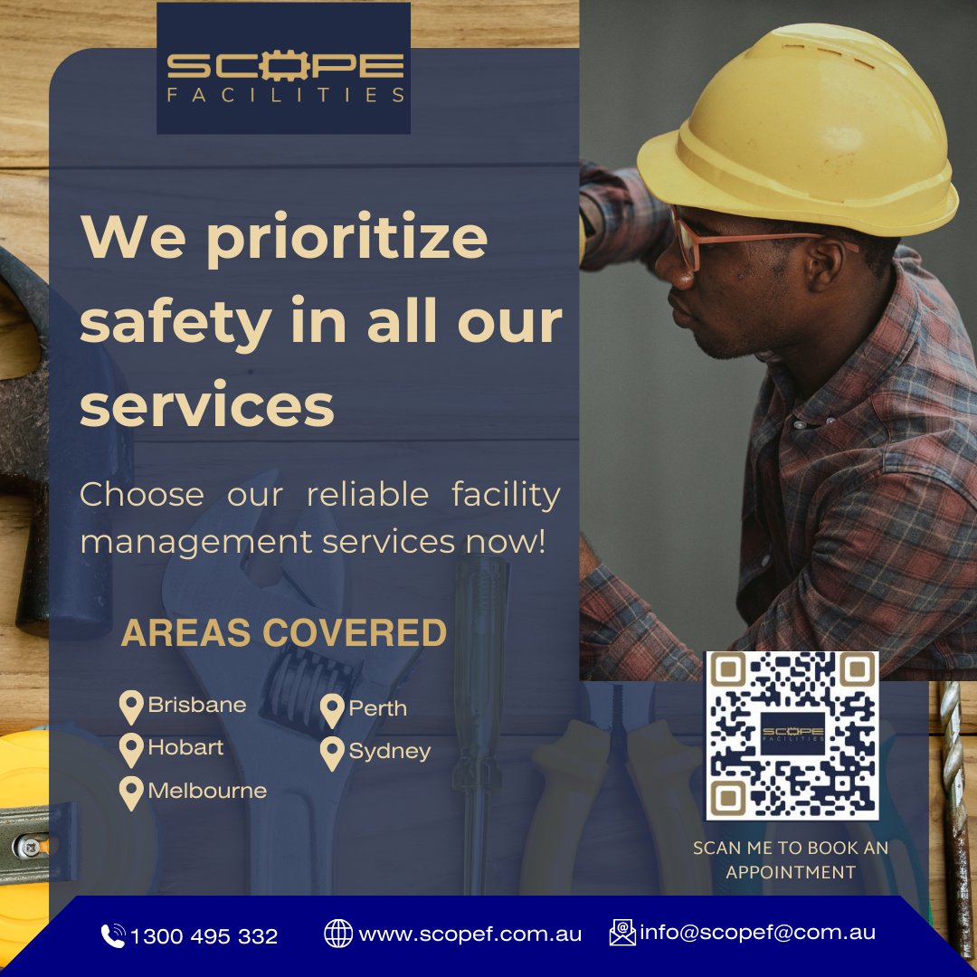 Safety is at top-priority wth Scope Facilities!

#strata #stratamanager #propertymanagement #australiapropertymanagement #stratamanagement #australiastratamanagement #yourstrataservices #strataproperty #ownerscorporation