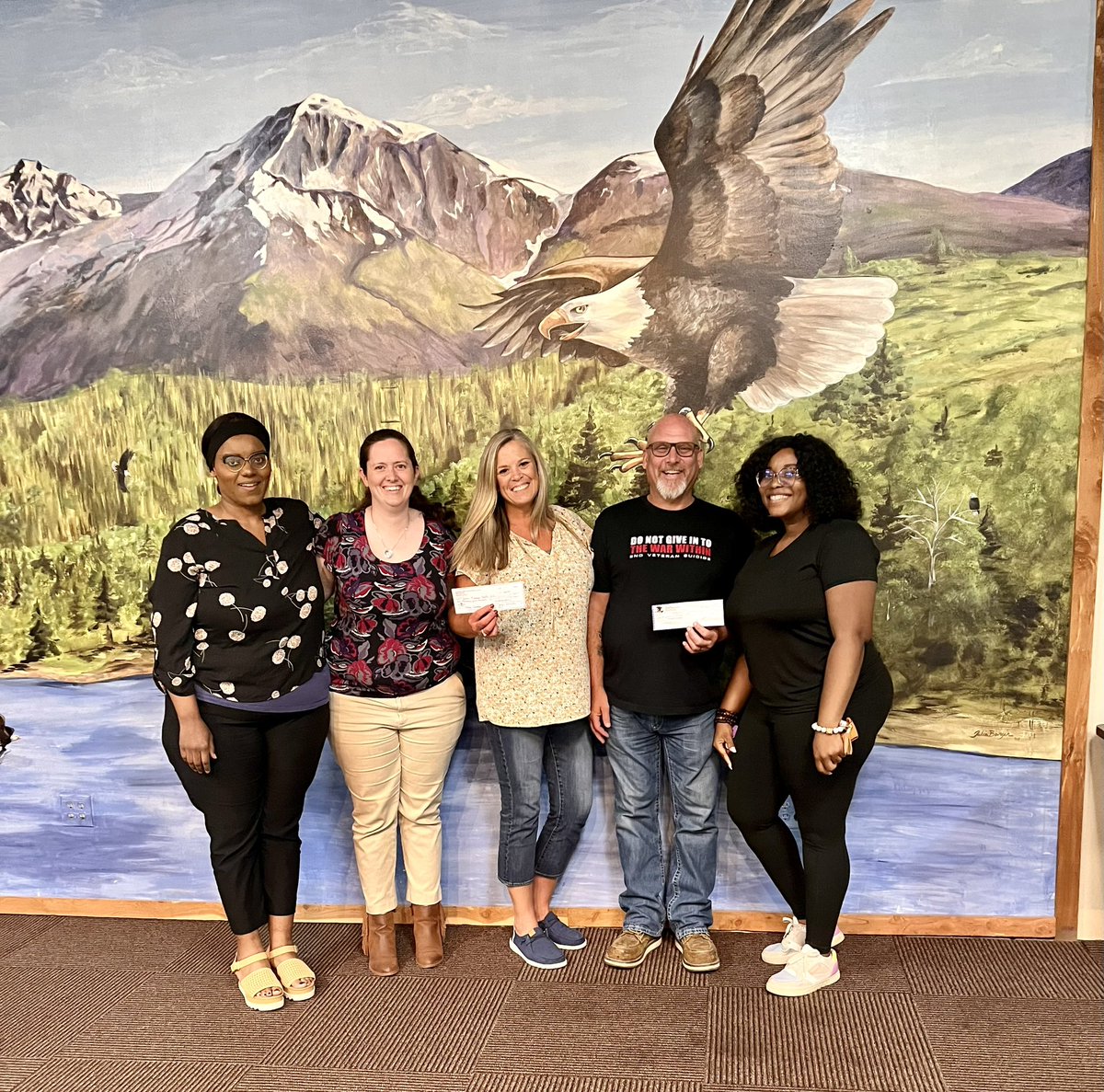 DivineMissionsH's tweet photo. We are deeply grateful to have the support of the Queen City Eagles 3934 - Springfield, MO as the presenting sponsor of the Hope for Kidney Transplant: Fundraising Fiesta! 

Thank you to the FOE Aerie for donating $3,500 and the FOE Auxiliary for donating $1,500. https://t.co/uxmGcs7bGc