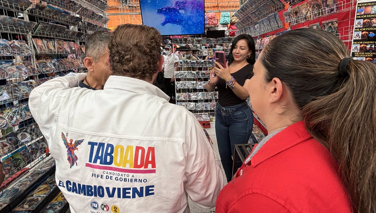 Recorrimos con el próximo Jefe de Gobierno @STaboadaMx mi querido #Tepito y recibimos a la próxima Presidenta de México @XochitlGalvez. Les aseguro que tendrán una Senadora que defenderá el barrio en todo momento. Tepito existe porque resiste ¡Vamos a ganar! Este 2 de junio