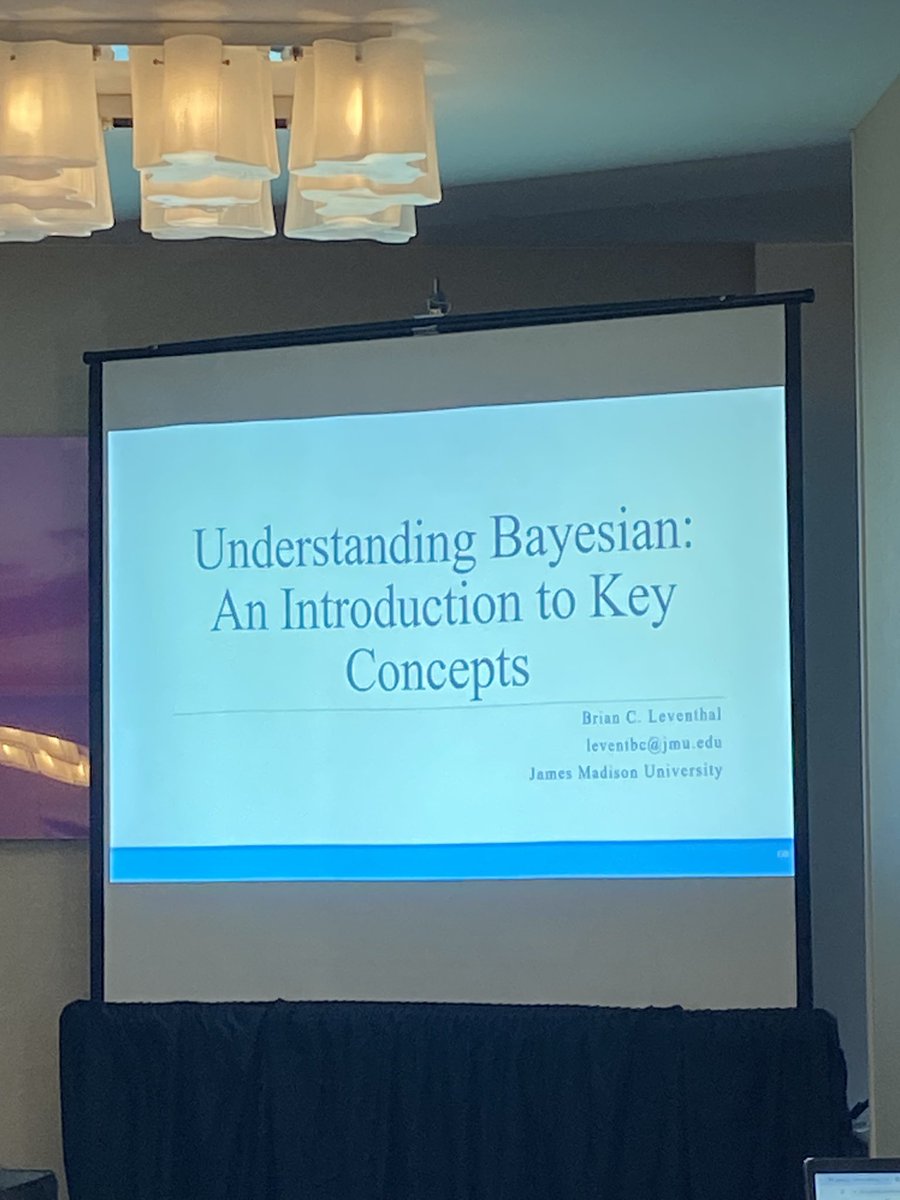 A great introduction to Bayesian stats for someone who, at this point, should probably stop “introducing” herself to Bayes and just start doing it…
#APS24SF