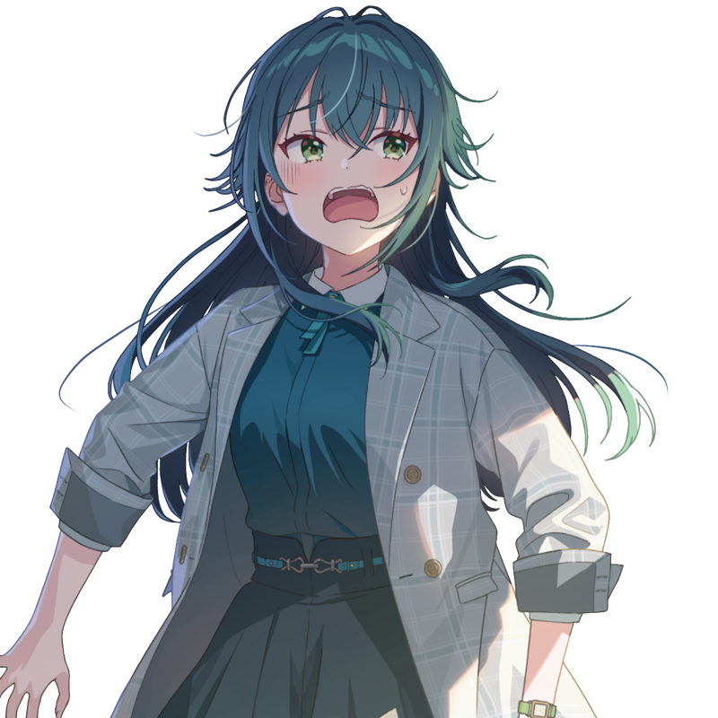 sSSR『何やってるんだろう、』の壁に張り付いている月村手毬を透過しま