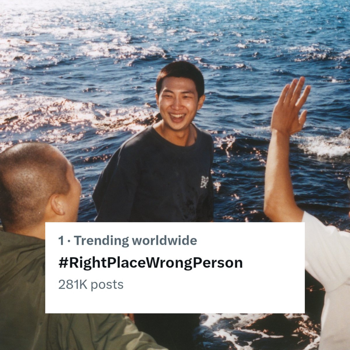 #RightPlaceWrongPerson is currently trending #1 worldwide!! LOST OUT NOW #RM_LOST