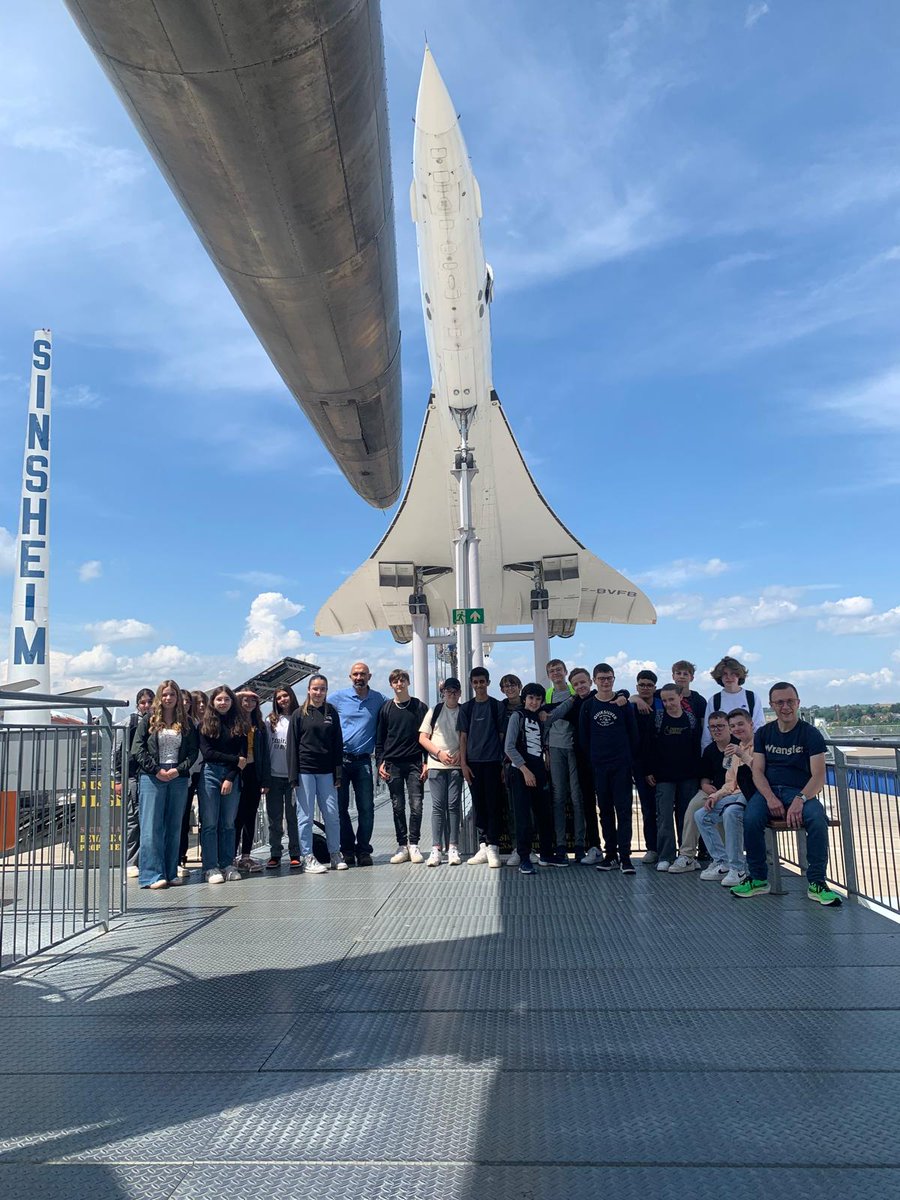 damienplontz's tweet photo. Visite du Technik Museum à Sinsheim
pour les élèves encordés du @CLGSEITLINGER #ambition #cordeesdelareussite #isfates @Dsden57 @RLaganier @GregoryPremon https://t.co/hGFs0ohNIj