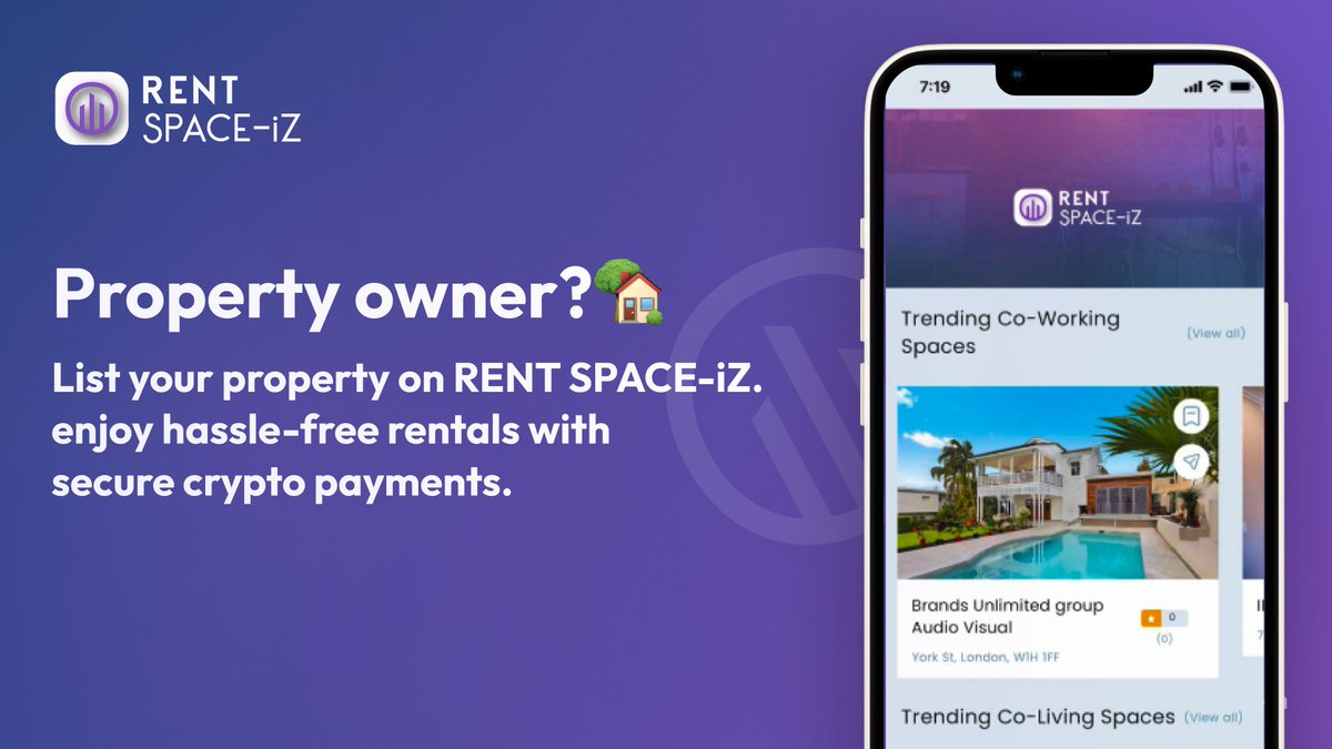 Property owners?🏡 list your property on SPACE-iZ Now!🚀 Join us today!💼🔒 Android -play.google.com/store/apps/det……… iOS - apps.apple.com/in/app/rent-sp…