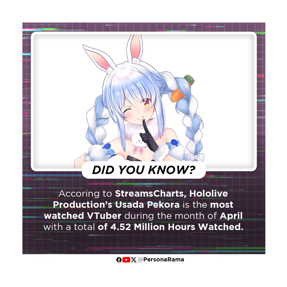 She has really been dominating the field 🐰🐰🐰