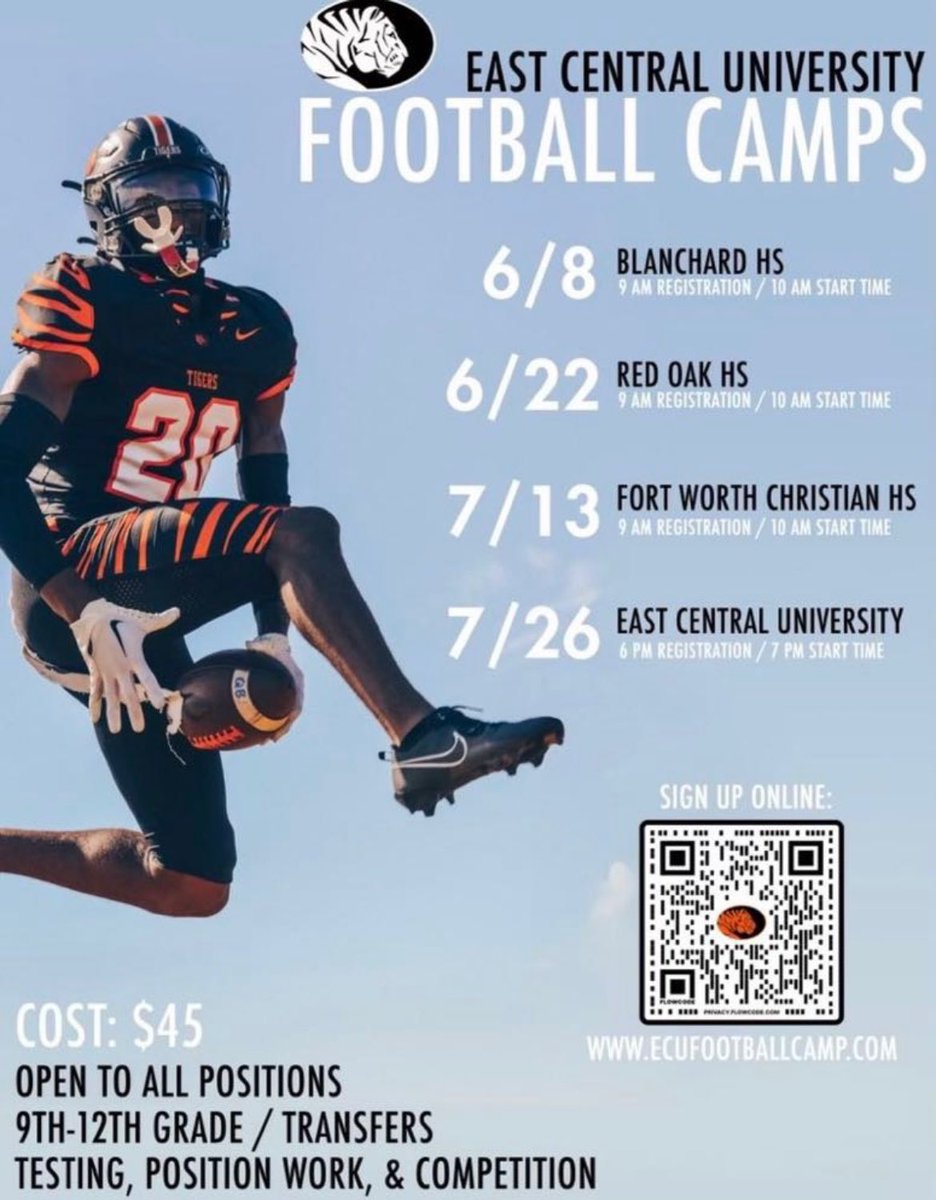 HudsonShort8's tweet photo. Thank you East Central University for the camp invitation! @jackmitch8ll https://t.co/aPsTK9rTqw