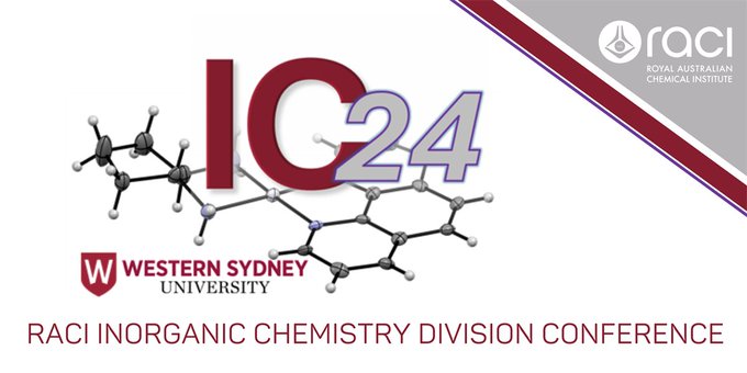 RACI Inorganic Chemistry Division Meeting 2024

Western Sydney University, Parramatta campus
8-12 Dec, 2024 

Registrations and abstract submissions now open.

#IC24  #Inorganic24  #OzChem 

raci.org.au/events/event-d…