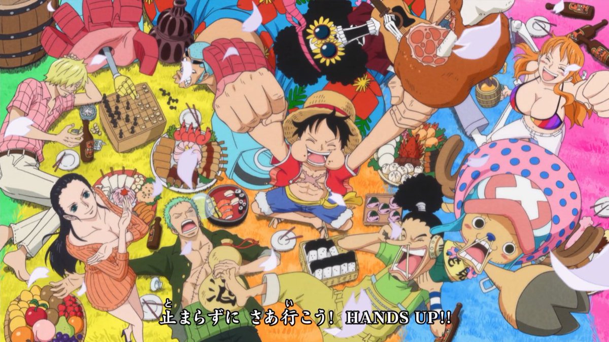 Estos días anduve retomando One Piece.

Realmente extrañaba verlo, después de 1 año y medio de pausa vuelvo a sentir esas ganas de disfrutar este anime que tanto me gustaba 🙏
Va a ser imposible recuperar el ritmo que llevaba antes, pero de a poco voy a ir avanzando.