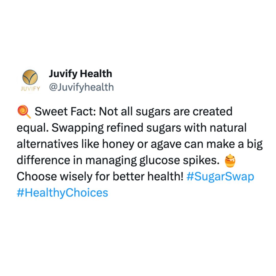 #HealthTips #SugarSwap #NaturalSweeteners #HealthyLiving #NutritionFacts