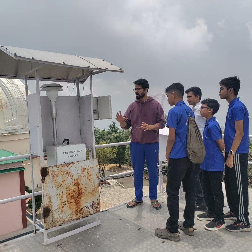 Team Aryabhat visit to <a href="/ARIESNainital/">ARIES</a>, May 2024