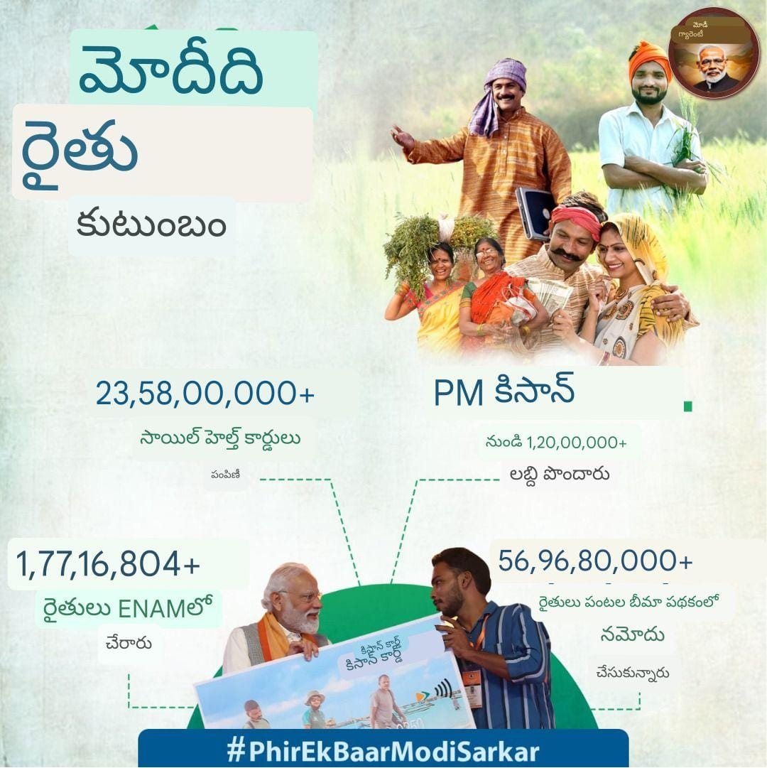 మోదీది రైతు కుటుంబం..

#modiguarantee #ModiKaParivar #AbkiBaar400Paar 
#PhirEkBaarModiSarkar #BJP4IND #NarendraModi