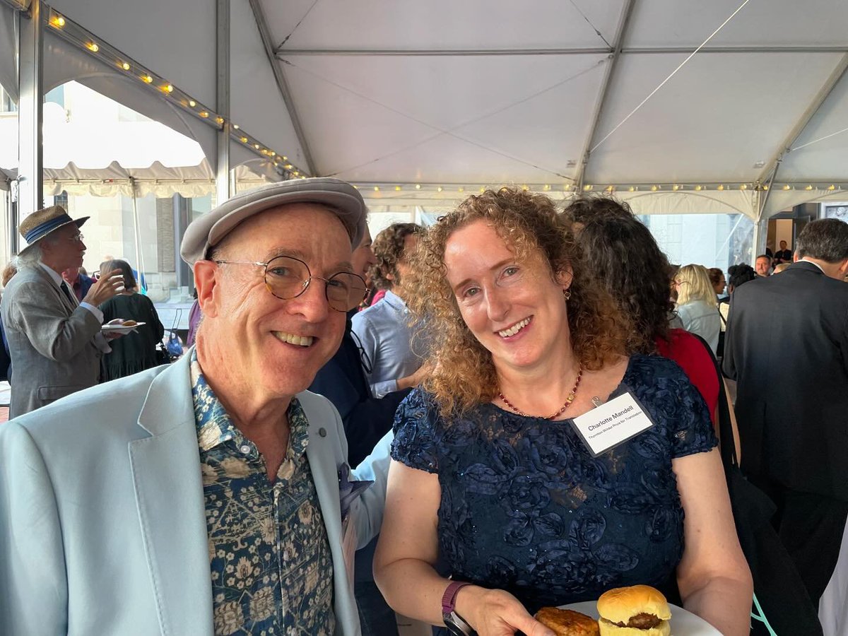 The Franco-Italian Alliance lives! Delighted to have shared the Thorton Wilder Translation Prize of the American Academy of Arts and Letters with the estimable <a href="/avecsesdoigts/">Charlotte Mandell</a> , aka, Charlotte Mandell.