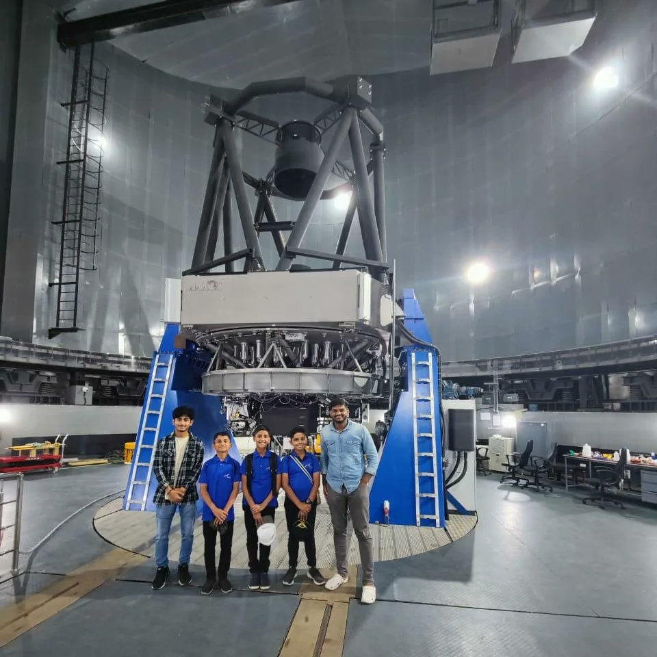 Team Aryabhat visit to Gurushikhar Observatory, Mt Abu