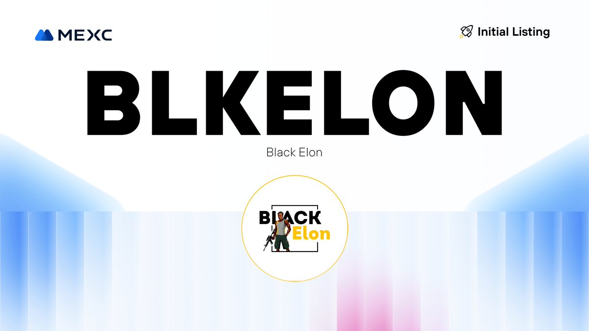 We're thrilled to announce that the <a href="/The_BlackElon/">Black Elon</a> Kickstarter has concluded and #BLKELON will be listed on #MEXC!

🔹Deposit: Opened
🔹BLKELON/USDT Trading: 2024-05-24 06:00 (UTC)

Details: mexc.com/support/articl…