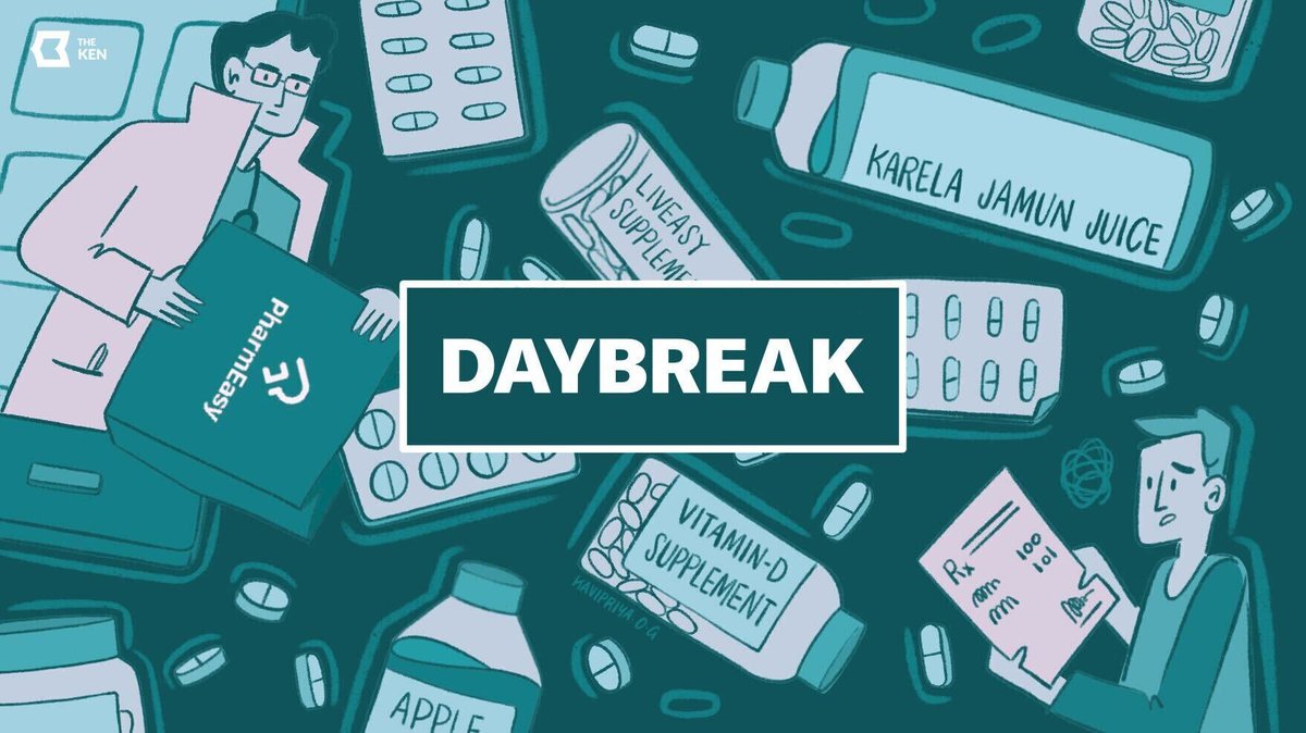 The Ken (@thekenweb) on Twitter photo Pharmeasy’s mis-selling puts its 3.9 million customers’ health at risk.
The once IPO-bound firm is now a story of dubious business practices. How did it get here?
In this special episode of Daybreak, <a href="/verma_shivani12/">Shivani Verma</a> joins hosts <a href="/snigdhasharma9/">snigdha sharma</a> and <a href="/RaPhilipose/">Rahel Philipose</a> to explain how. Pharmeasy’s mis-selling puts its 3.9 million customers’ health at risk.
The once IPO-bound firm is now a story of dubious business practices. How did it get here?
In this special episode of Daybreak, <a href="/verma_shivani12/">Shivani Verma</a> joins hosts <a href="/snigdhasharma9/">snigdha sharma</a> and <a href="/RaPhilipose/">Rahel Philipose</a> to explain how.