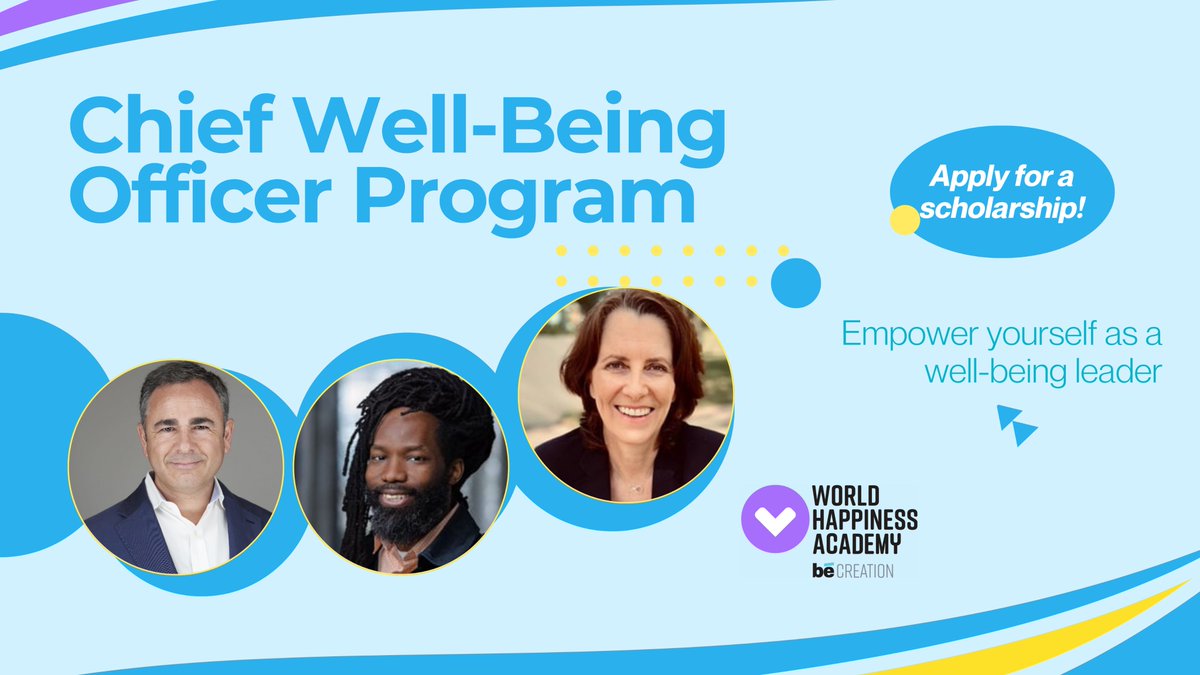 Excited to share a scholarship chance from the World Happiness Foundation 🌻

This program also counts as 20% towards your Global Leadership Diploma at UPEACE 🎓

Link to apply: bit.ly/3UWJHFx <a href="/worldhappinessf/">World Happiness Foundation</a>