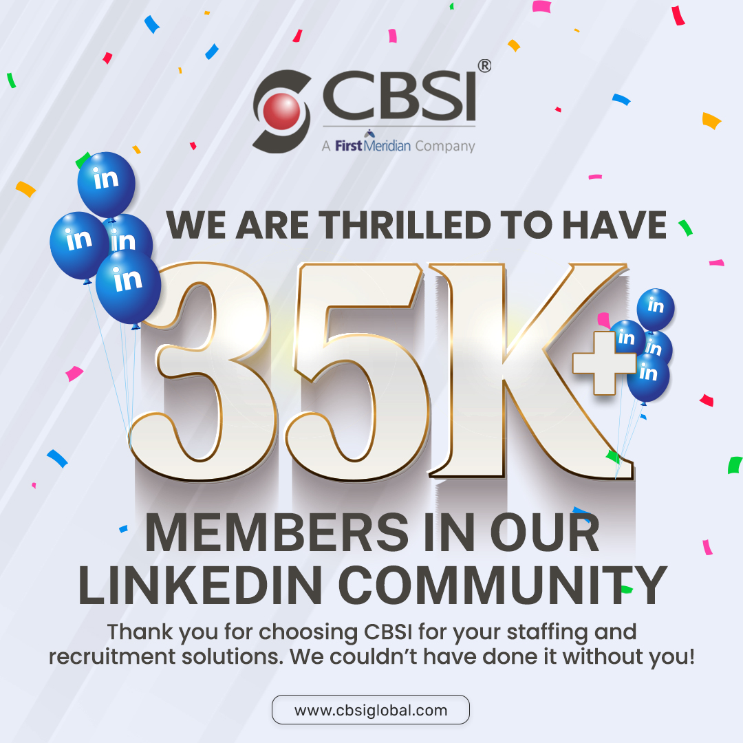 CbsiGlobal's tweet image. We’ve reached 35K+ followers on LinkedIn! 🎉🙌 Thank you for being with us every step of the way. Your support means everything! 💖

#35KStrong #MilestoneMoment #ThankYou #Grateful #CBSI