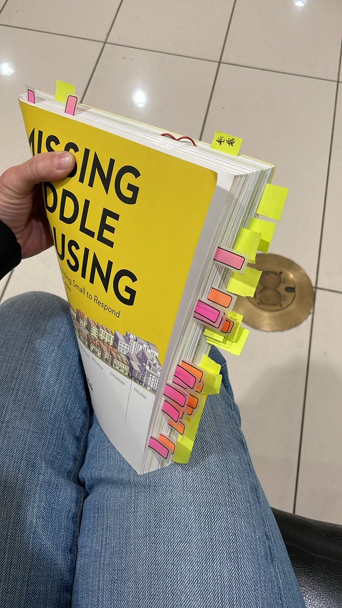 I like to read on flights - alternating btw work and not work related… this one was work related and WOW is my brain on 🔥! Can’t wait for the convos and changes at work in the weeks and months to come… #missingmiddle #usedallmyfancytabs #somanytabs