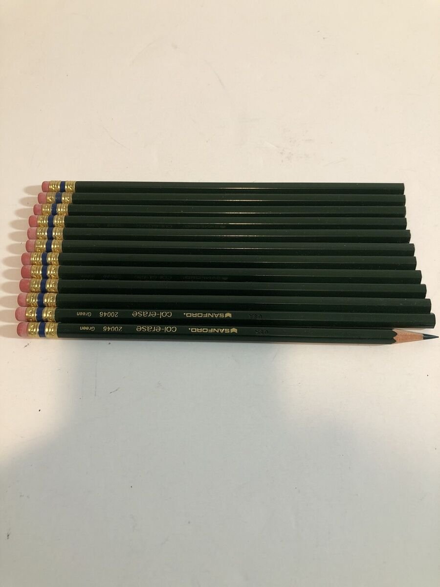 at school i just found this half used 'col erase prismacolor' green ass pencil and it is the best thing i have ever used like what is going on why does it feel so good to use