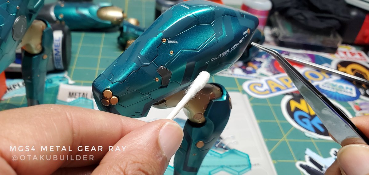 Otaku_Builder's tweet photo. Time to lock It down! Pre production has started โจ๏ธ๐ฆ mgs4 #metalgearray #kotobukiya https://t.co/bfHk38ySYa