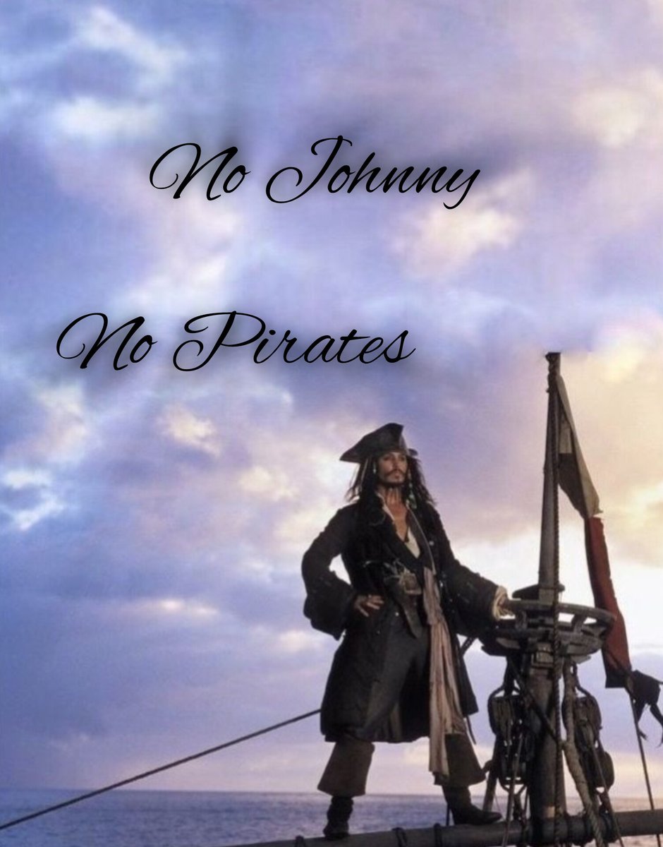 Keep it going.....
Post.. #NoJohnnyNoPirates 

#NoPOTC6 #JohnnyDeppIsALegend #JohnnyDeppIsPOTC  #JackSparrow #JohnnyDeppBestActor #JohnnyDeppFamily #DeppHeads