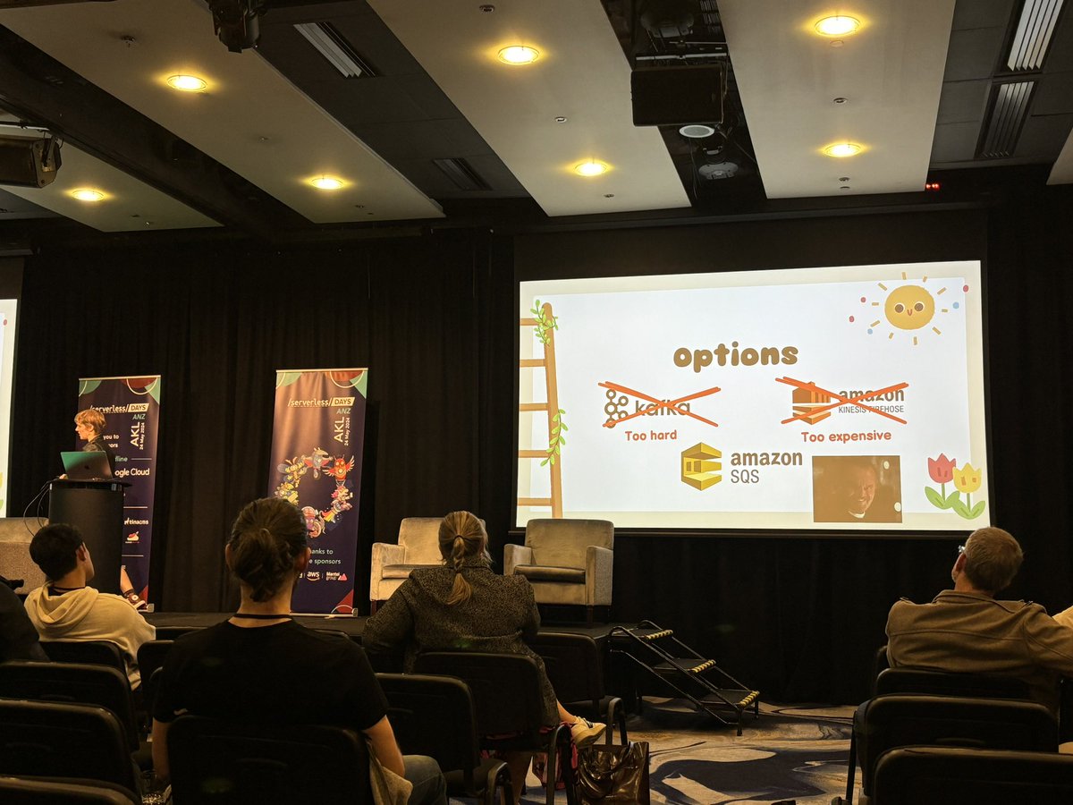 Emily (@kanocarra) shows us through her decision-making process and how she landed on SQS (that’s Jack Nicholson nodding his approval, by the way). “Here comes… data!” 

#SLSDaysANZ