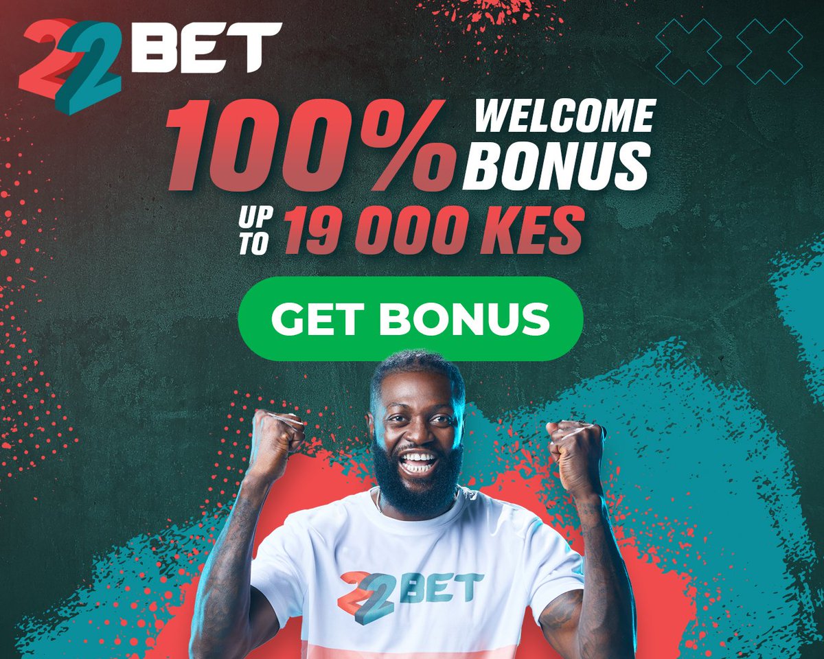Register today on 22BET and enjoy; 🔸100% Welcome bonus 🔸 Wide variety of markets 🔸Easy withdrawal and deposits 🔸Bet accumulator 🔸Boosted odds Register & Invest Here 📲 bit.ly/4bJyVJB PromoCode ➡ BOOKIE |Gikomba Market, LGBTQ, Malema #TenHagIn Ruto Haiti Obama|