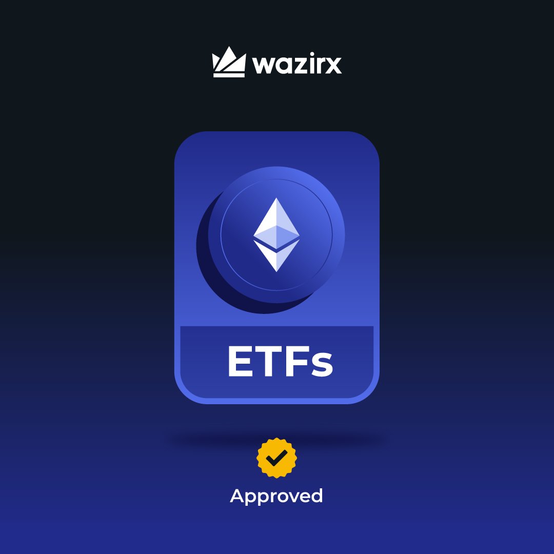 Another day, another WIN for crypto 🚀 Spot $ETH ETFs have been approved ✅ A new chapter begins for #Ethereum ♦️