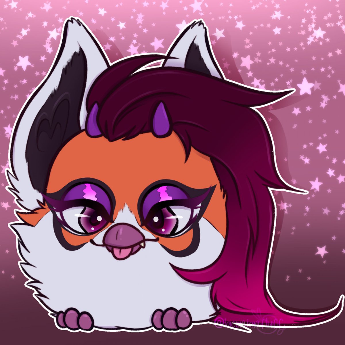 Iaconianfluff's tweet photo. Furbified my girlie red! https://t.co/E9IpCgXhOm
