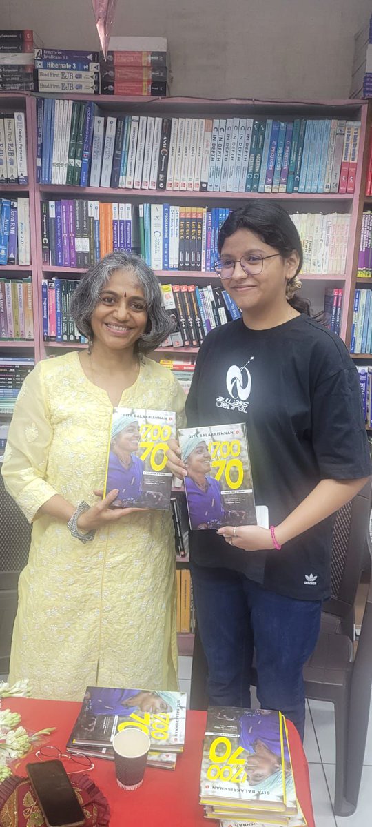 Check out these pictures from <a href="/gita_ethos/">Gita Balakrishnan</a> ’s book signing at <a href="/UBookseller/">Universal Booksellers</a>! #1700In70