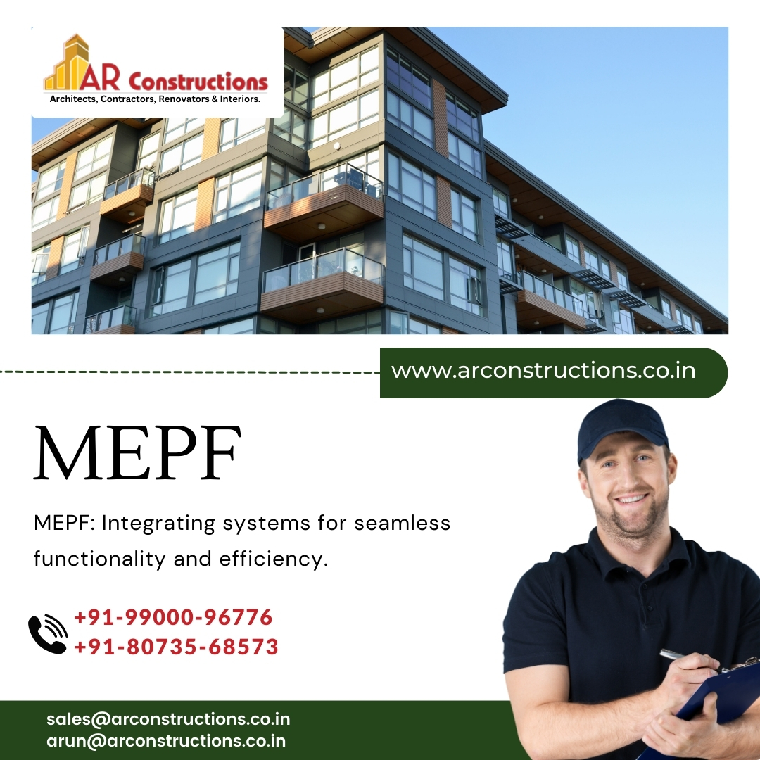 ARConstruction5's tweet image. MEPF
AR Constructions ensures MEPF systems meet regulatory standards, client requirements, and project specifications.
+91-99000-96776 / +91-80735-68573
arconstructions.co.in/mepf/
#MEPFintegration #SeamlessFunctionality #EfficientMEPF #BuildingSystemsIntegration #MEPFdesign