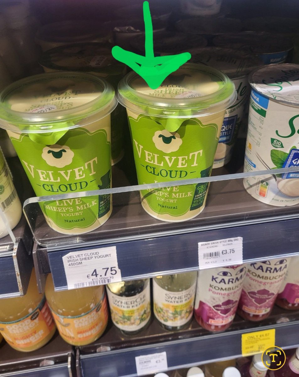 Brands are given space on shelves according to their size. Big brand=lots of room, small brand=small space. We are in all @marksandspencer & selected @dunnesstores @TescoIrl & @SuperValuIRL & fab independent food stores. You just might have to look up down & around 👀#guthealth