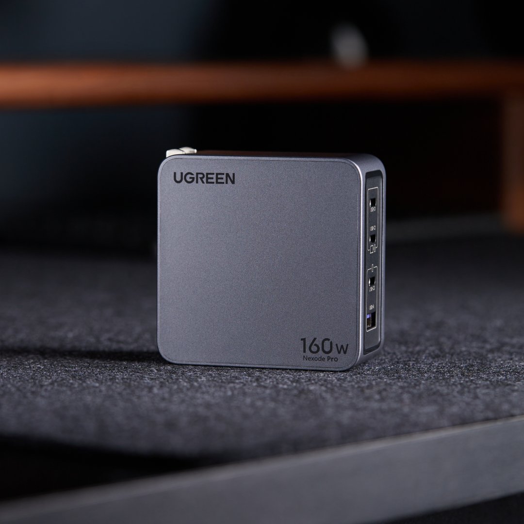 UGREENOfficial's tweet photo. Super Fast Charging is here!
Upgrade your setup with our Nexode 160W Charger now:https://t.co/mr4qEq4Mun #Ugreen #Nexodepro #tech #newrelease #GaNCharger #PowertothePro #charger #gadgets #setup https://t.co/YUk6N7QzBh