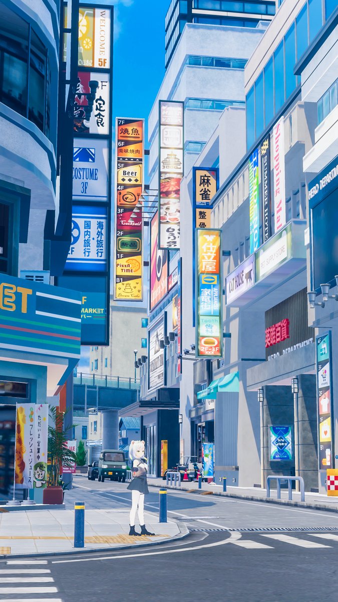 luoyv_panda's tweet photo. 大城市，小旅者
VRChat写真
MAP:One Punch Man - City A
#VRC #VRChat #VRChat_world #VRChat_world紹介 #VRChatワールド紹介 https://t.co/GrDFuNAspN