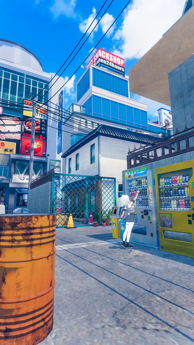 luoyv_panda's tweet photo. 大城市，小旅者
VRChat写真
MAP:One Punch Man - City A
#VRC #VRChat #VRChat_world #VRChat_world紹介 #VRChatワールド紹介 https://t.co/GrDFuNAspN